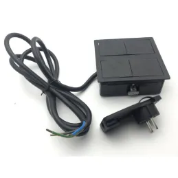 Presa elettrica VersaHit 2 x 230V FRENCH / Nero opaco