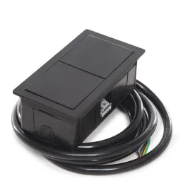 Presa elettrica VersaHit Mono 1 x 230V FRENCH / Nera
