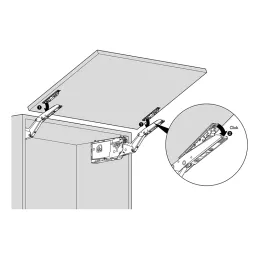 Meccanismo basculante HK TOP bianco / SET